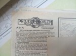 Outline map with assignment addressing the issues around projection by Ryan & Buker, 1920.