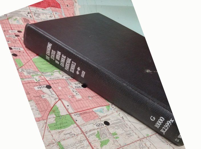 The changing status of urban Catholic parochial schools; an explanatory model illustrating demand for Catholic elementary education in Milwaukee County, by Sister Dolores Rauch.