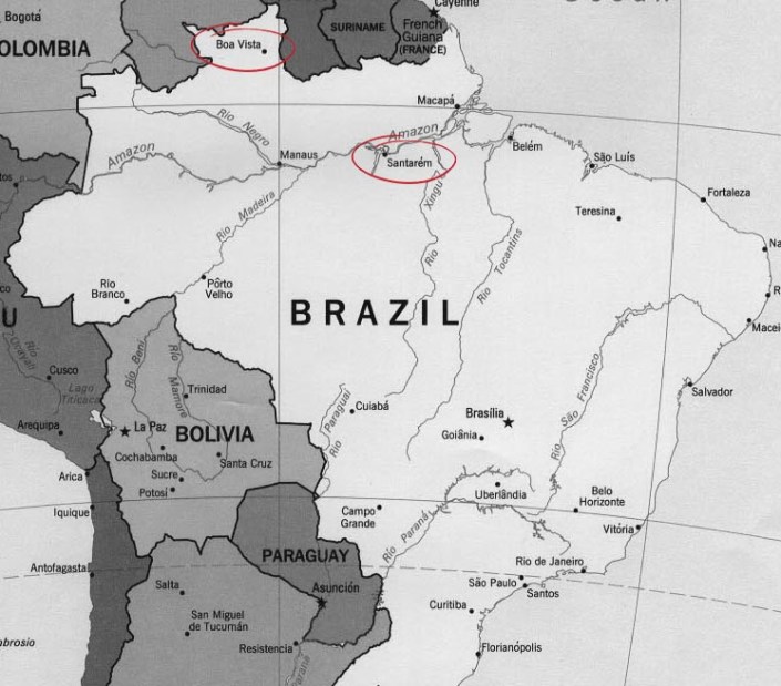 brazil map