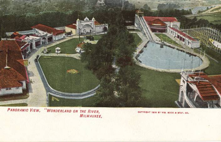 Panoramic view, 'Wonderland on the River, Milwaukee'